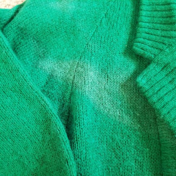 IB Diffusion S Cardigan Sweater Knit Wool Mohair Vintage Double Breasted Oversiz - Picture 6 of 6